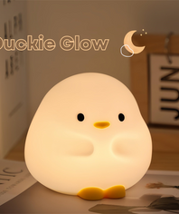 Duckie Glow: Schattig Nachtlampje met Aanraaksensor